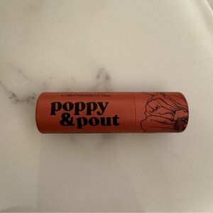 Poppy & Pout Lip Balm Pomegranate Peach